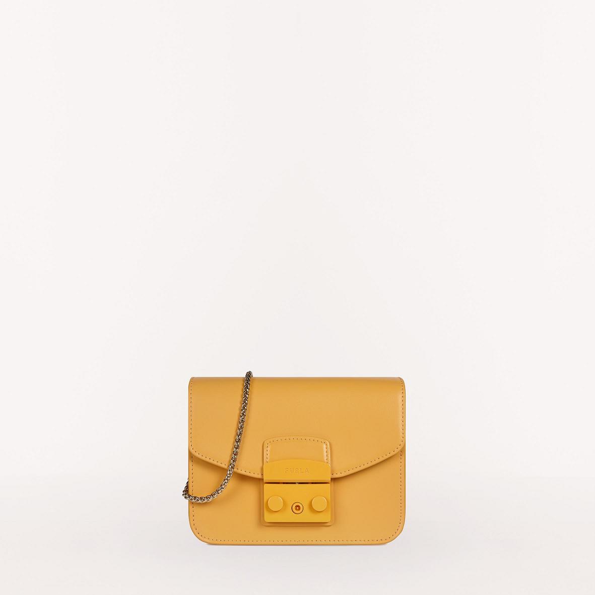 Furla Metropolis Crossbody Yellow Women South Africa OQ9546172